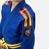 ATAMA BLEU ENFANT COLAB KIMONO