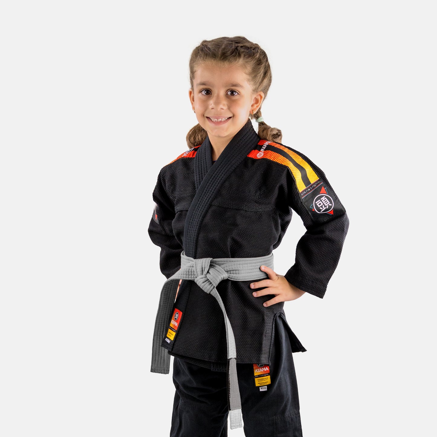 Atama Black Kids Ultra Light Sunset Kimono