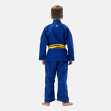 ATAMA BLEU ENFANT COLAB KIMONO