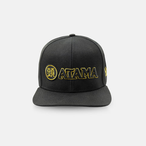 BLACK ATAMA SNAPBACK HAT