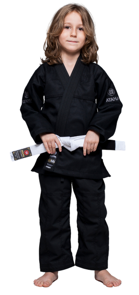 ATAMA BLACK KIDS COLAB KIMONO