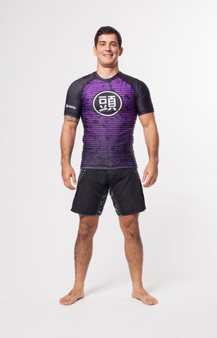 RASH GUARDS ATAMA COMPETITION NOIR / VIOLET (60% DE RABAIS)