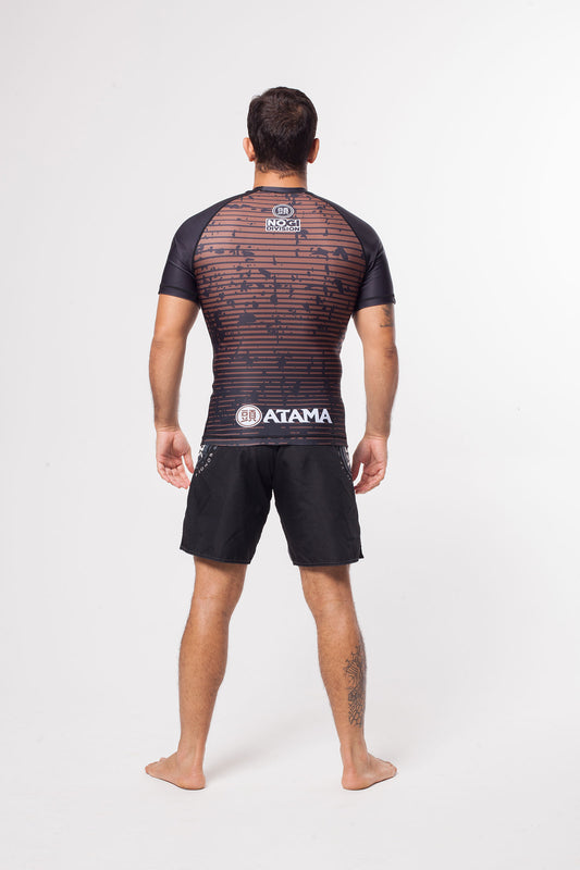 RASH GUARDS ATAMA COMPETITION NOIR / MARRON (60% DE RABAIS)