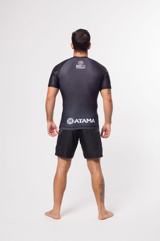 RASH GUARDS NOIR / NOIR ATAMA COMPETITION (60% DE RABAIS)