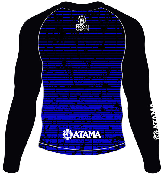 RASH GUARD CLASSÉ ATAMA BLEU - MANCHES LONGUES