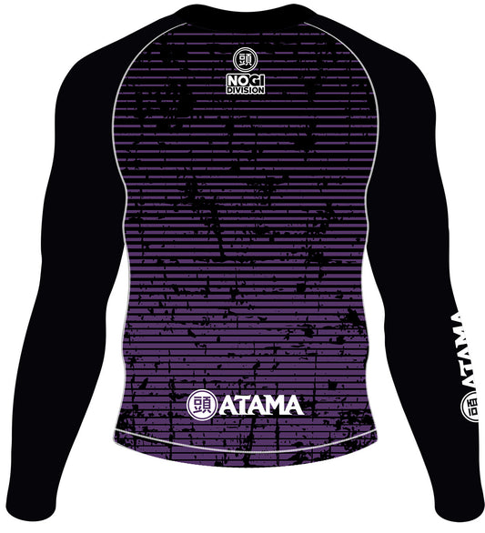 RASH GUARD CLASSÉ ATAMA VIOLET - MANCHES LONGUES