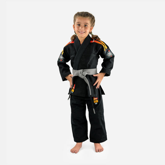 Atama Black Kids Ultra Light Sunset Kimono