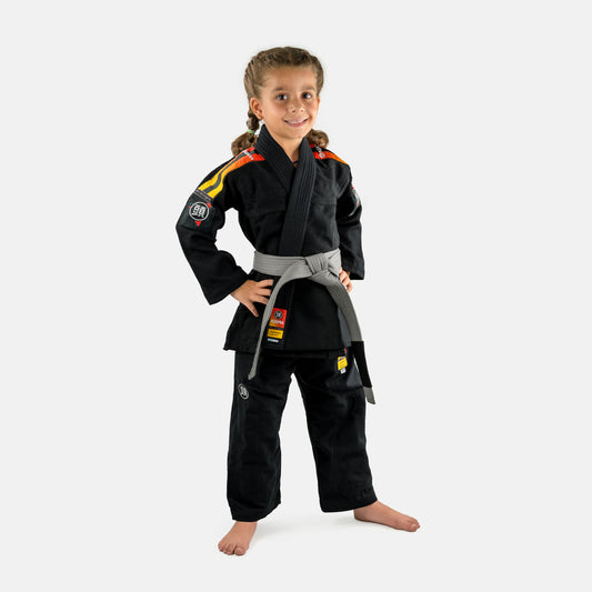 Atama Black Kids Ultra Light Sunset Kimono