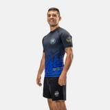 BLUE ATAMA TEMPO RUIM RASH GUARDS - SHORT SLEEVE