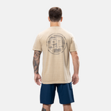 SAND COLOR ATAMA SHIELD T-SHIRT