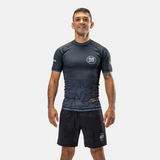 BLACK ATAMA TEMPO RUIM RASH GUARDS - SHORT SLEEVE