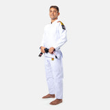 ATAMA WHITE ULTRA LIGHT SUNSET BJJ KIMONO