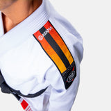 ATAMA WHITE ULTRA LIGHT SUNSET BJJ KIMONO