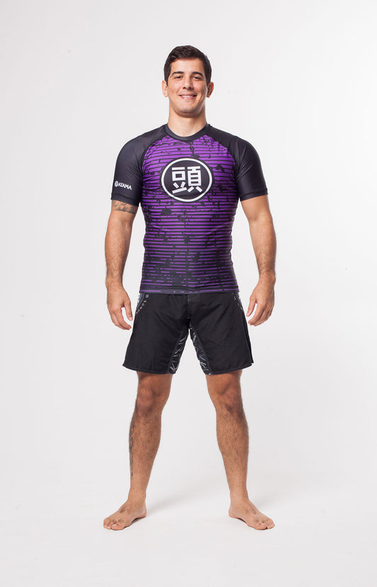 RASH GUARDS ATAMA COMPETITION NOIR / VIOLET (60% DE RABAIS)