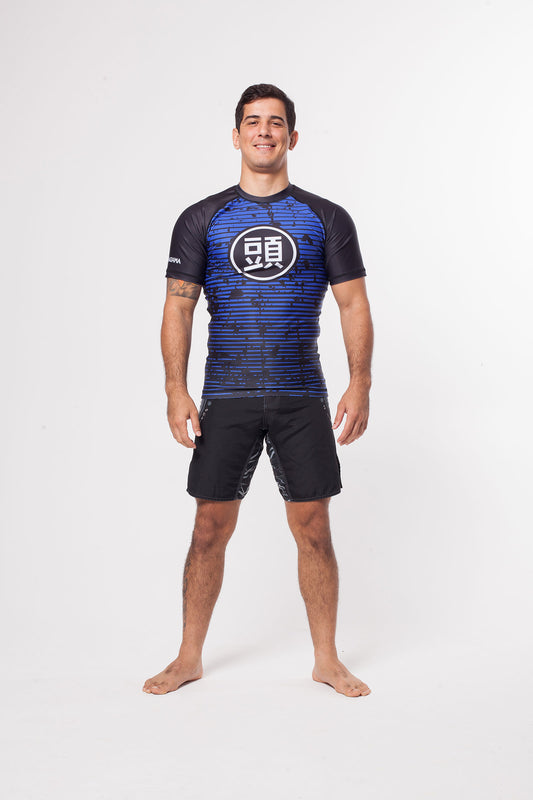 RASH GUARDS ATAMA COMPETITION NOIR / BLEU (60% DE RABAIS)