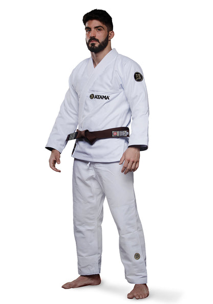 ATAMA WHITE CLASSIC BJJ KIMONO (GI)