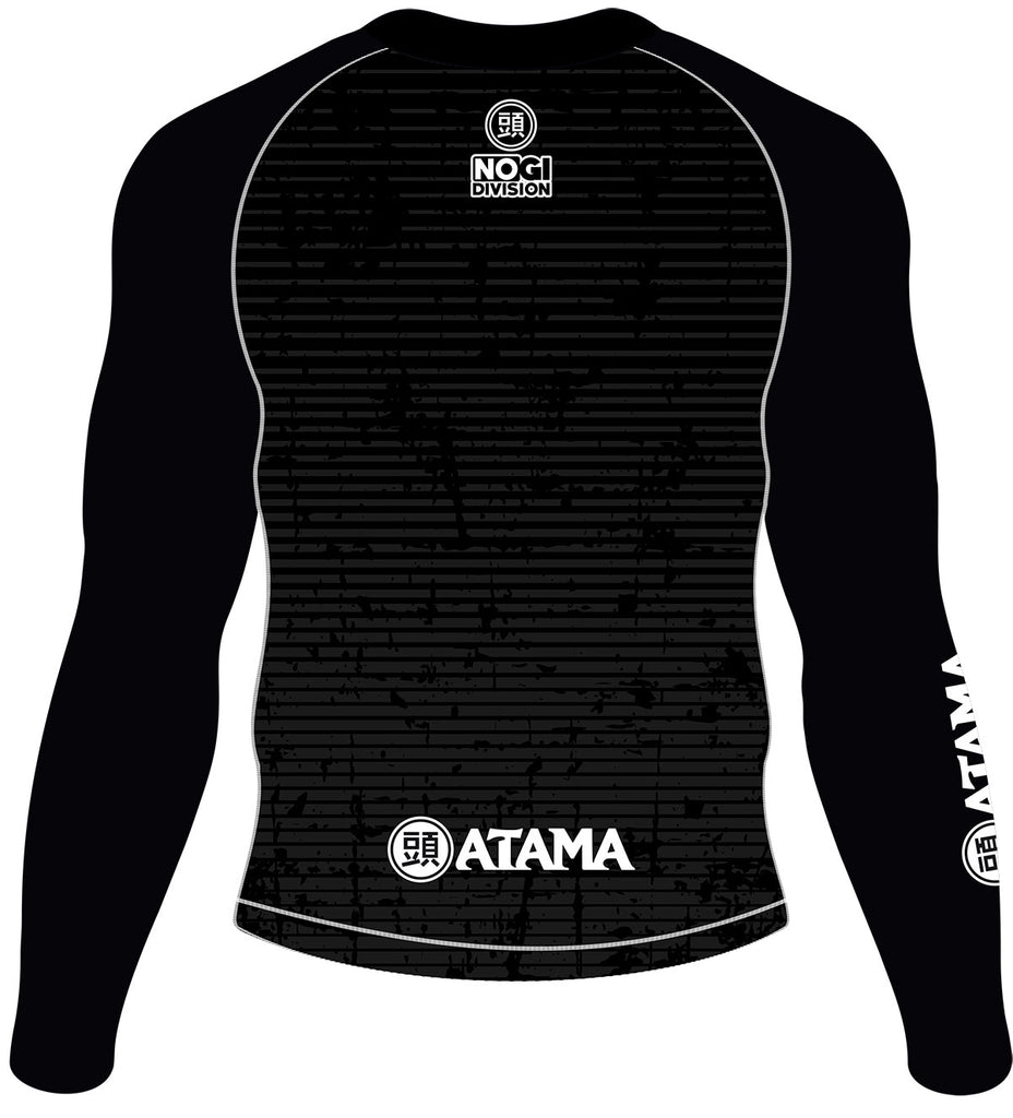ATAMA BLACK RANKED RASH GUARD BJJ RASH GUARDS