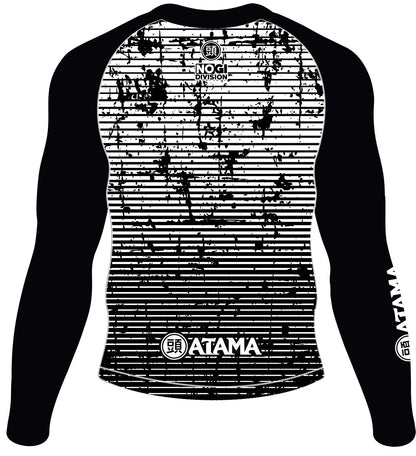 ATAMA WHITE RANKED RASH GUARD - MANCHES LONGUES