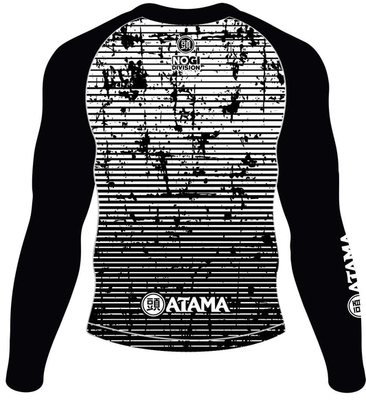 ATAMA WHITE RANKED RASH GUARD - MANCHES LONGUES