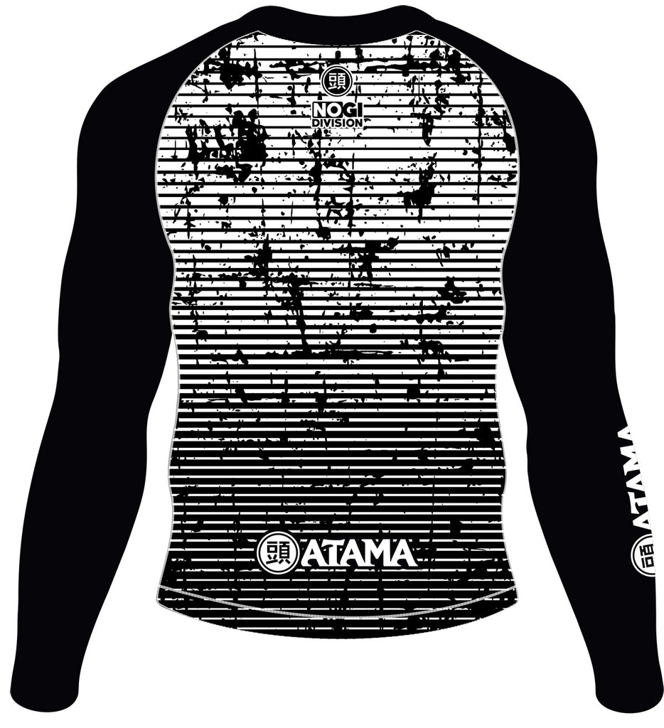ATAMA WHITE RANKED RASH GUARD BJJ RASH GUARDS